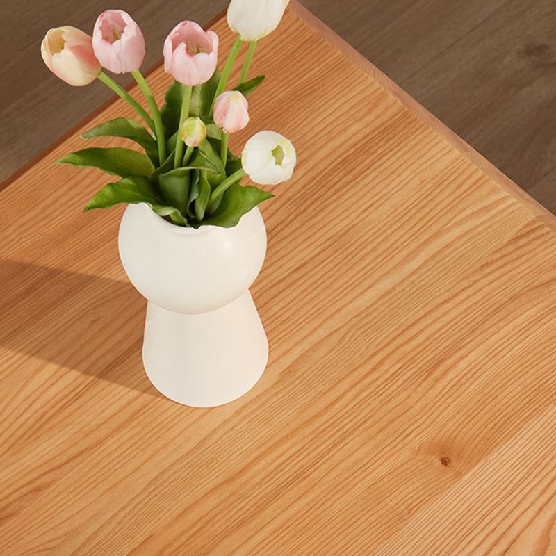 Brown Ash Wood Modern Dining Table Set 1/2/5 Pcs Dinette Set for Home Clearhalo 'Dining Room Sets' 'Dining Tables & Seating' 'dining_room_set' 'furn' 'furn_dining_room_set' 'Furniture' 'Kitchen & Dining Furniture' 1200x1200_477e53a9-7086-4403-b7cf-dc3d487253d2