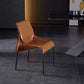 Contemporary Side Chair Leather Armless Dining Chair for Dining Room