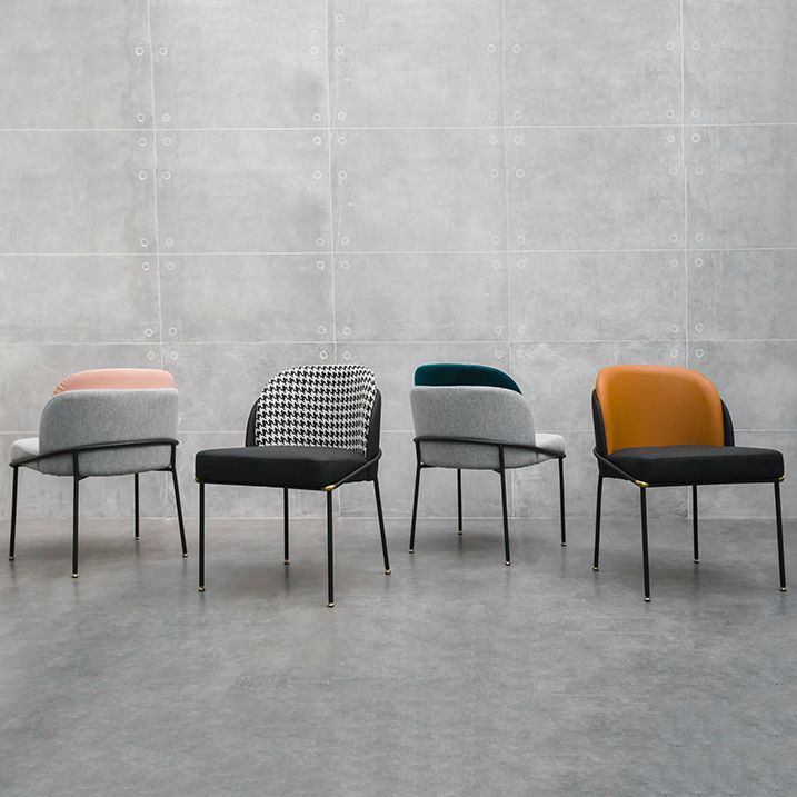 Modern Restaurant Upholstered Side Chair Matte Finish Parsons Dining Chair Clearhalo ' kitchen&dining_furn' 'Dining Chairs' 'Dining Tables & Seating' 'dining_chair' 'furn' 'furn_dining_chair' 'Furniture' 'furniture_dining_chair' 'Kitchen & Dining Furniture' 'kitchen' 1200x1200_478adb37-9a8b-4dd6-a80d-8b6e66876382