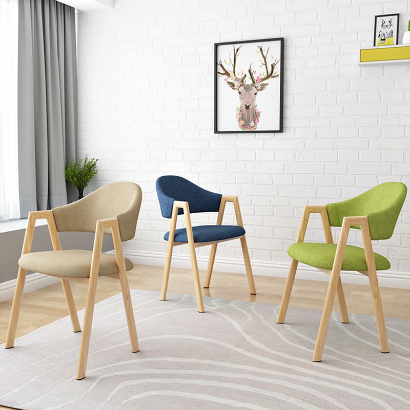 Contemporary Metal Dining Arm Chair Velvet Dining Side Chair for Home Use Clearhalo ' kitchen&dining_furn' 'Dining Chairs' 'Dining Tables & Seating' 'dining_chair' 'furn' 'furn_dining_chair' 'Furniture' 'furniture_dining_chair' 'Kitchen & Dining Furniture' 'kitchen' 1200x1200_478c0fb8-5207-4115-97cc-240c36b7b34a