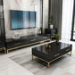 Enclosed Storage Media Console Glass TV Stand Console for Living Room Clearhalo 'furn' 'furn_tv_stands_entertainment_centers' 'Furniture' 'Living Room Furniture' 'TV Stands & Entertainment Centers' 'TV Stands & Media Storage Furniture' 'tv_stands_entertainment_centers' 1200x1200_478eb0a3-ffa3-4111-accc-eed7cd9a48ec