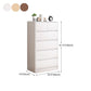 Contemporary Vertical Rubberwood Dresser Bedroom Lingerie Chest Dresser with Drawer