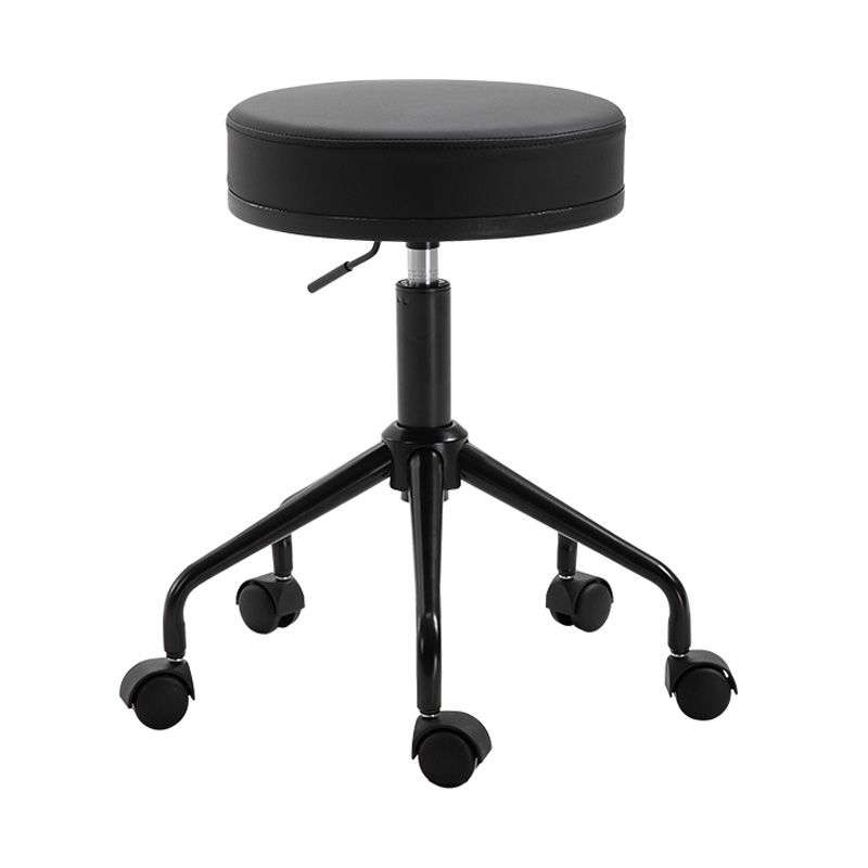 Adjustable Modern Counter Bar Stool Armless Leather Bar Stool with Swivel Clearhalo 'Bar Furniture' 'Bar Stools' 'bar_stools' 'furn' 'furn_bar_stools' 'furniture_bar_stools' 'Kitchen & Dining Furniture' 'kitchen&dining_furn' 'kitchen' 'kitchen_furn' Furniture' 1200x1200_47974300-2a18-4800-afe9-35c747977e98