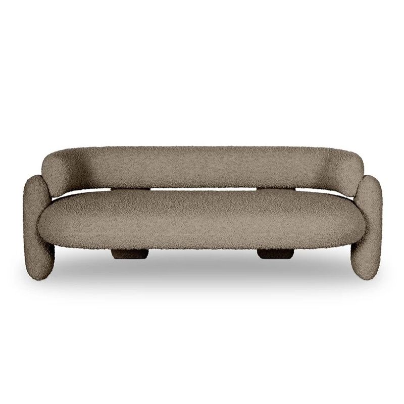 現代的なタイトな背中の湾曲したタキシードアームの文学セッピーソファ