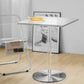 Tulip Base Industrial Dining Table Silver Stainless Steel Fixed Table Clearhalo ' dining_table' 'Dining Tables & Seating' 'Dining Tables' 'furn' 'furn_dining_table' 'Furniture' 'furniture_dining_table' 'Kitchen & Dining Furniture' 'kitchen&dining_furn' 'kitchen' 'kitchen_dining_table' 1200x1200_479e349f-1912-4a97-97d9-abaa2c028cd0