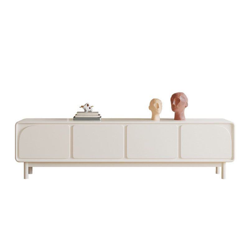 Scandinavische TV-mediaconsole Houten standaardconsole met deuren voor woonkamer