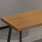 Industrial Solid Wood Dinner Room Kitchen Table Brown Sled Base Table for Dinning Room Clearhalo ' dining_table' 'Dining Tables & Seating' 'Dining Tables' 'furn' 'furn_dining_table' 'Furniture' 'furniture_dining_table' 'Kitchen & Dining Furniture' 'kitchen&dining_furn' 'kitchen' 'kitchen_dining_table' 1200x1200_47a33dde-bba5-4b2c-922a-2e015dd75ce7