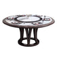 Rubberwood Frame Dinette Table Traditional Round Indoor Dining Table Clearhalo 'Dining Tables & Seating' 'Dining Tables' 'dining_table' 'furn' 'furn_dining_table' 'Furniture' 'Kitchen & Dining Furniture' 1200x1200_47a37785-7732-438d-8de1-0796fb44b319