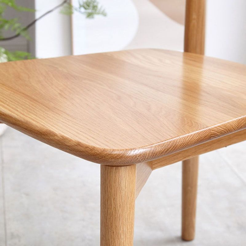 Contemporary Design Open Back Dining Side Chair Armless Chairs with Wood Legs Clearhalo ' kitchen&dining_furn' 'Dining Chairs' 'Dining Tables & Seating' 'dining_chair' 'furn' 'furn_dining_chair' 'Furniture' 'furniture_dining_chair' 'Kitchen & Dining Furniture' 'kitchen' 1200x1200_47a3d55b-505d-4d6d-9295-087b0151c6b3