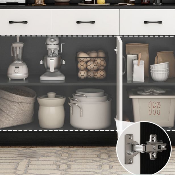 Sideboard contemporaneo ingegnerizzato in legno da pranzo Sideboard con mobile