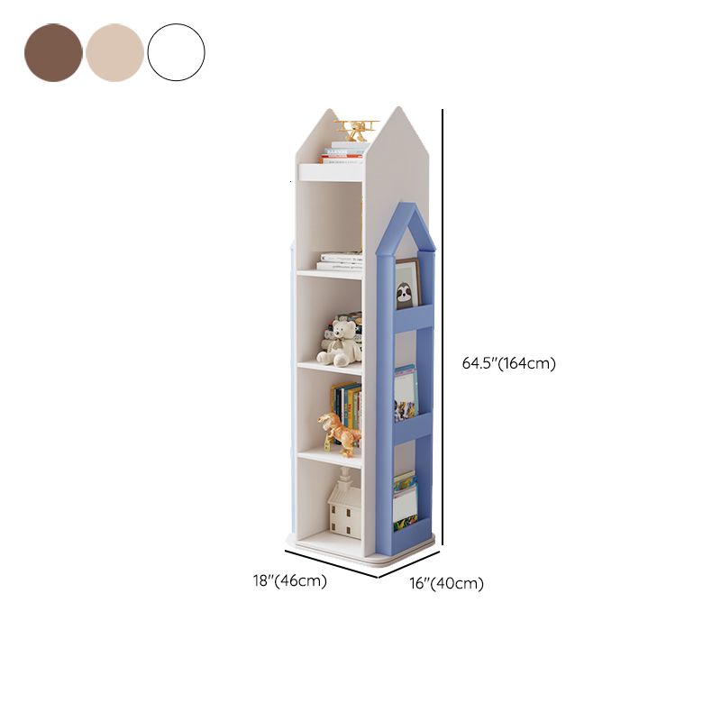 Modern Style Open Back Bookshelf Wooden Vertical Bookcase with Rectangular Shelves Clearhalo 'Bookcases' 'furn' 'furn_bookcases' 'Furniture' 'Office Furniture' 1200x1200_47a6f35f-0b8c-41a3-b31a-e19cafa48f8e