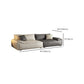 Contemporary Solid Color Pillow Top Arm Sofa For Living Room