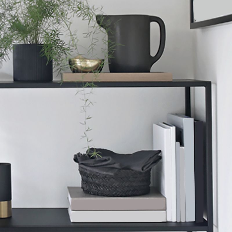 Contemporary Iron Console Table with Shelf and Sled Base,31 inch Clearhalo 'Console Tables' 'console_tables' 'Entry & Mudroom Furniture' 'furn' 'furn_console_tables' 'Furniture' 1200x1200_47a9fe76-dc13-4be2-acc1-d6d00571d086