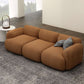 Stoff gerollt Armsofa zeitgenössischer Standard -Sofa für Wohnzimmer