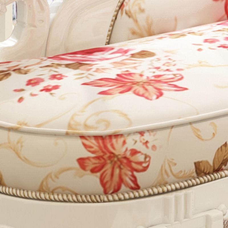 French Country Chaise Lounge Couch Flower Chaise with One Armed Clearhalo 'Chairs & Seating' 'Chaise Lounge' 'chaise_lounge' 'furn' 'furn_chaise_lounge' 'Furniture' 'Living Room Furniture' 1200x1200_47aad70b-a594-413e-9037-62706381aa9d