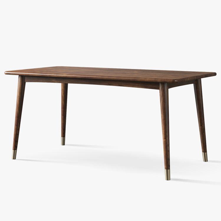 Rectangle Ash Wood Table in Walnut Luxury Dining Table with 4 Legs for Restaurant Clearhalo ' dining_table' 'Dining Tables & Seating' 'Dining Tables' 'furn' 'furn_dining_table' 'Furniture' 'furniture_dining_table' 'Kitchen & Dining Furniture' 'kitchen&dining_furn' 'kitchen' 'kitchen_dining_table' 1200x1200_47ac823a-c15c-4f81-97b1-3ecd792dd21f