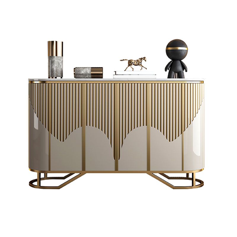 Base oro moderna sideboard a buffet a buffet con archiviazione