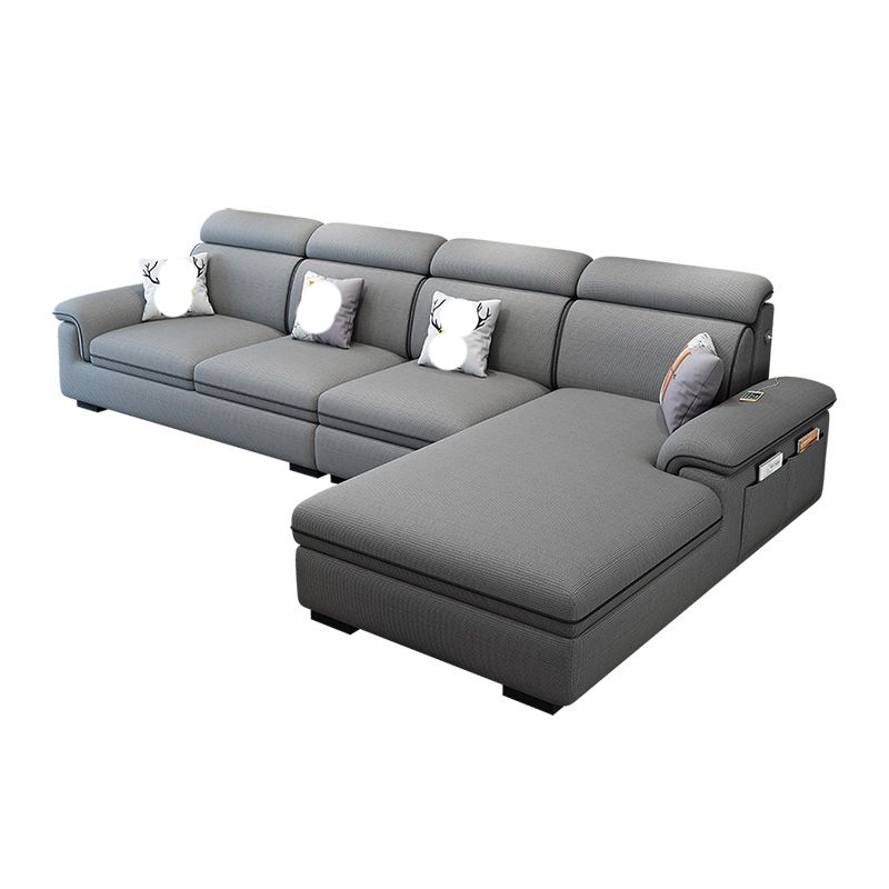 125.98"D x 70.87"W x 35.43"H Pillow Top Arm Sectionals, Modern High Back Sofa with Storage Clearhalo 'furn' 'furn_sectionals' 'Furniture' 'furniture_sectionals' 'kitchen' 'kitchen_sectionals' 'Living Room Furniture' 'Sectionals' 1200x1200_47afeae5-77c8-4e4b-b549-832c19a36ffb