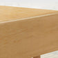 Scandinavian Rectangle Wood Coffee Table 17.7"H 4 Legs Cocktail Table with 4 Drawers