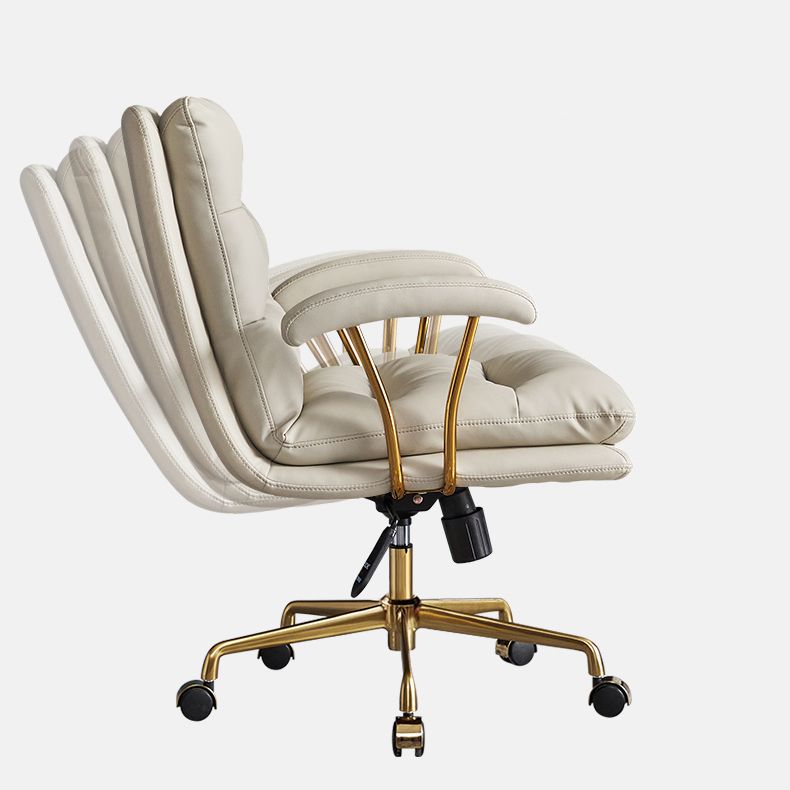 Modern Chair Adjustable Seat Height Padded Arms Desk Chair with Wheels Clearhalo 'furn' 'furn_office_chair' 'Furniture' 'Office Chairs' 'Office Furniture' 'office_chair' 1200x1200_47b2123e-6980-4ee5-ad68-71ca96ac4b3e