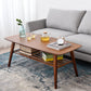 Nordic Style Wood/tan Solid Wood with Storage Rack Coffee Table Clearhalo 'Coffee & Accent Tables' 'Coffee Tables' 'coffee_tables' 'furn' 'furn_coffee_tables' 'Furniture' 'Living Room Furniture' 1200x1200_47b6b5de-68d4-4ccf-bcfa-d9629e069ae7