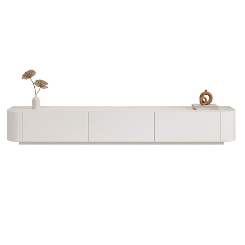 Modern White TV Stand Console Enclosed Storage TV Media Stand with Drawers for Living Room Clearhalo 'furn' 'furn_tv_stands_entertainment_centers' 'Furniture' 'Living Room Furniture' 'TV Stands & Entertainment Centers' 'TV Stands & Media Storage Furniture' 'tv_stands_entertainment_centers' 1200x1200_47b7816d-0db9-4903-a0cc-e1942ddae604
