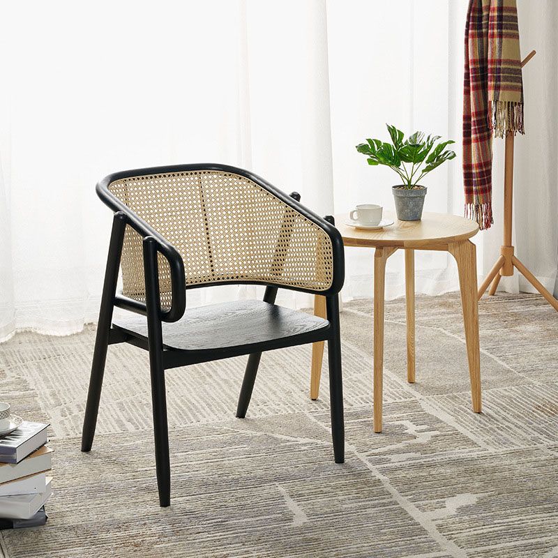 Traditionele stijlstoelen dineren houten armstoelen voor keuken