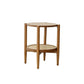 North European Wood/Glass Top Coffee Table Natural Round Cocktail Table Clearhalo 'Coffee & Accent Tables' 'Coffee Tables' 'coffee_tables' 'furn' 'furn_coffee_tables' 'Furniture' 'Living Room Furniture' 1200x1200_47bd360c-7ae0-47d9-ab2b-77983553aa2c