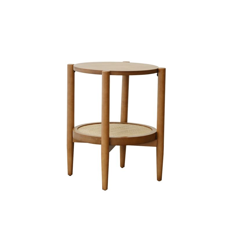 North European Wood/Glass Top Coffee Table Natural Round Cocktail Table Clearhalo 'Coffee & Accent Tables' 'Coffee Tables' 'coffee_tables' 'furn' 'furn_coffee_tables' 'Furniture' 'Living Room Furniture' 1200x1200_47bd360c-7ae0-47d9-ab2b-77983553aa2c