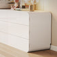White Make-up 15.74" Wide Vanity Makeup Vanity Desk Table with Drawers