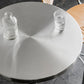 Modern Silver Metal Counter Table with Round Table Top Silver Pedestal Table Clearhalo 'Bar Furniture' 'Bar Tables' 'bar_tables' 'furn' 'furn_bar_tables' 'Furniture' 'furniture_bar_tables' 'Kitchen & Dining Furniture' 1200x1200_47c50728-2dc3-4e11-b3c3-2656bb3e4cea