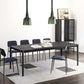 Rectangle 4 Legs Industrial Dining Table Black Fixed Table of Solid Wood Clearhalo ' dining_table' 'Dining Tables & Seating' 'Dining Tables' 'furn' 'furn_dining_table' 'Furniture' 'furniture_dining_table' 'Kitchen & Dining Furniture' 'kitchen&dining_furn' 'kitchen' 'kitchen_dining_table' 1200x1200_47c5cb2c-cc26-4e98-9c23-d8f290c1efdc