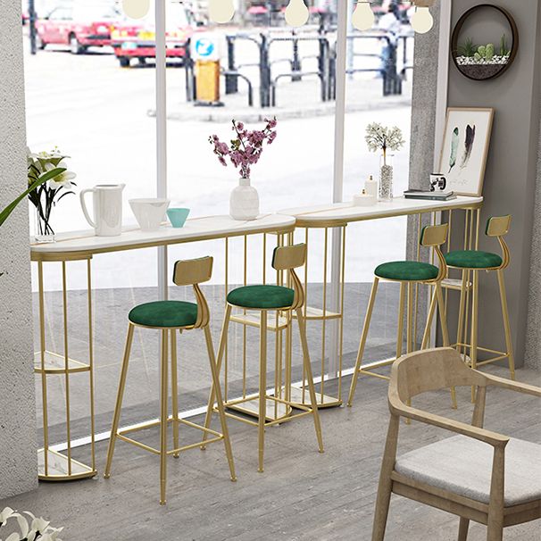 Round Scandinavian Low Back Counter & Bar Stool Metal Counter Chair with Cushion Clearhalo 'Bar Furniture' 'Bar Stools' 'bar_stools' 'furn' 'furn_bar_stools' 'Furniture' 'furniture_bar_stools' 'Kitchen & Dining Furniture' 1200x1200_47c6173a-da44-4c2b-84a1-aabfdda7d660