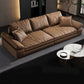 Modern Faux Leather Sectional Tan Cushion Back Sofa for Living Room Clearhalo 'furn' 'furn_sectionals' 'Furniture' 'furniture_sectionals' 'Living Room Furniture' 'Sectionals' 1200x1200_47c66643-b44f-4345-84e4-4e88f376178d