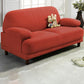 Contemporary Fabric Settee Pillow Top Arm Standard Seating for Apartment