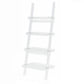 Ladder Open Back Bookshelf Acrylic Scandinavian Bookcase with Shelves