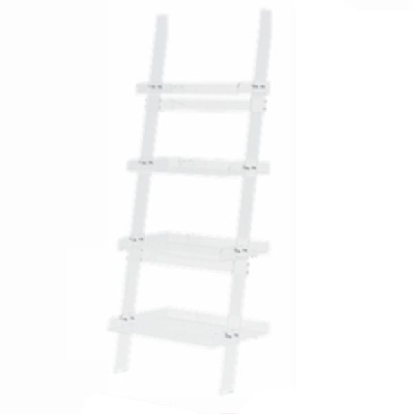 Ladder Open Back Bookshelf Acrylic Scandinavian Bookcase with Shelves