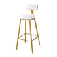 Scandinavian Style Barstool with Metal Leg Round Seat Counter Chair for Kitchen Clearhalo 'Bar Furniture' 'Bar Stools' 'bar_stools' 'furn' 'furn_bar_stools' 'furniture_bar_stools' 'Kitchen & Dining Furniture' 'kitchen&dining_furn' 'kitchen' 'kitchen_furn' Furniture' 1200x1200_47c8ad20-7a8d-4ddf-8117-fc39cd6b3127