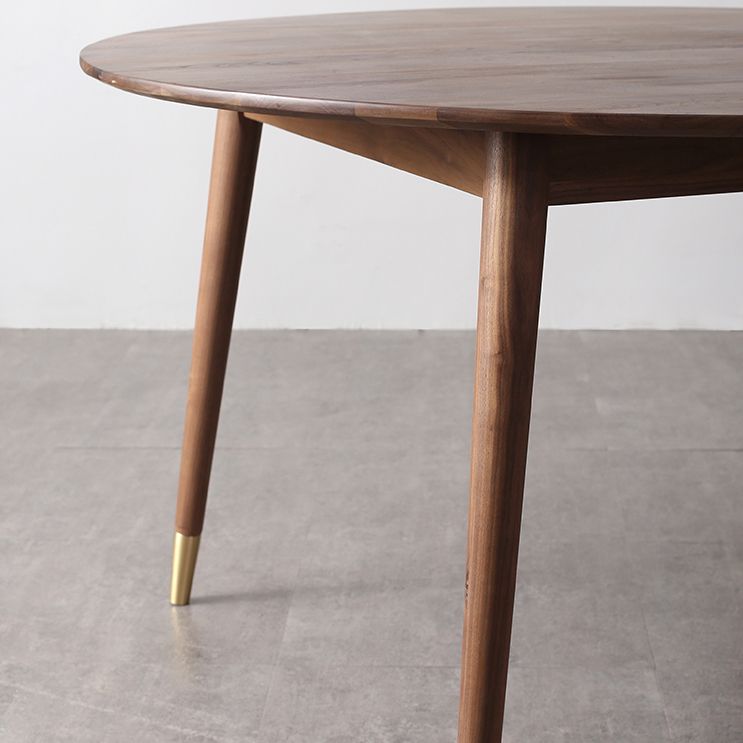 Round 4-foot Dining Site Table Modern Style Solid Wood Table for Indoor Clearhalo ' dining_table' 'Dining Tables & Seating' 'Dining Tables' 'furn' 'furn_dining_table' 'Furniture' 'furniture_dining_table' 'Kitchen & Dining Furniture' 'kitchen&dining_furn' 'kitchen' 'kitchen_dining_table' 1200x1200_47c990f9-7f16-4d2e-ad86-dc90cf0c28c1