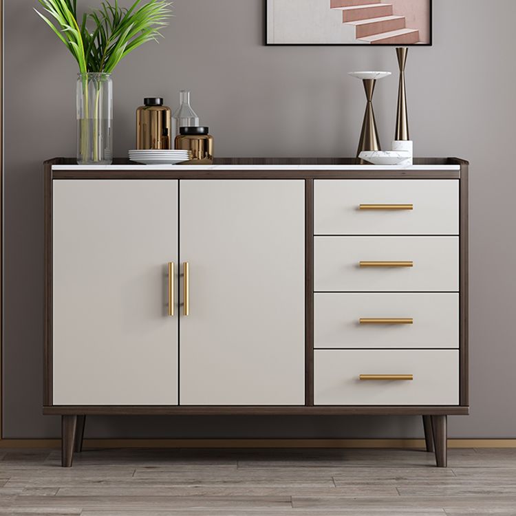 Mesa de piedra del gabinete del aparador glamoroso con piernas para la cocina