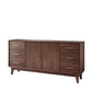 Contemporary Dining Buffet Solid Wood Sideboard Table with Cabinets and Drawers Clearhalo 'buffet_sideboard' 'Buffets & Sideboards' 'furn' 'furn_buffet_sideboard' 'Furniture' 'Kitchen & Dining Furniture' 1200x1200_47cc4c32-e46c-4a2e-9958-87e6b4a85d85