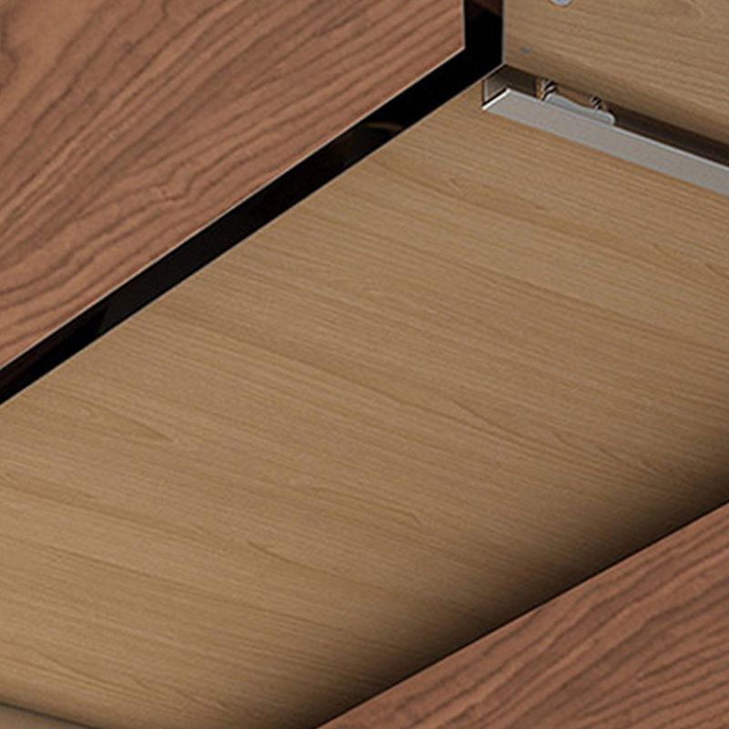 Eigentijdse horizontale opbergkast met borst slaapkamer met laden