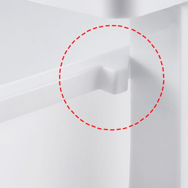 Contemporary Style Wardrobe Plastic Bedroom Wardrobe Closet With 6-Drawer Clearhalo 'Armoires & Wardrobes' 'armoires_wardrobes' 'Bedroom Furniture' 'furn' 'furn_armoires_wardrobes' 'Furniture' 1200x1200_47d214c3-3bc5-44c4-bb82-eaebbb754883