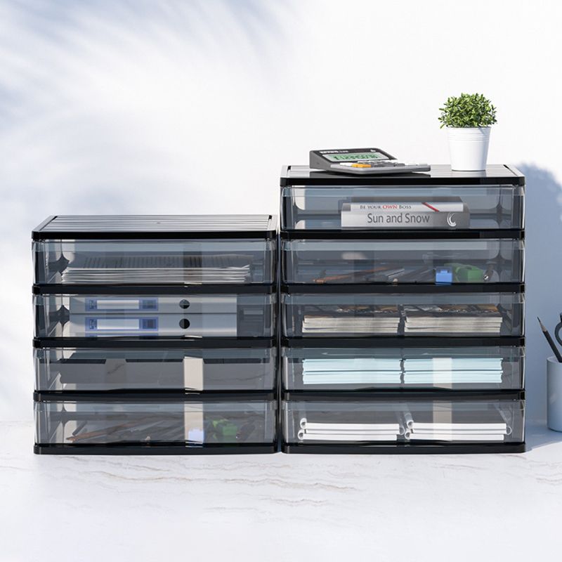 Mobile moderno in plastica con cassetti mobile per archivio verticale per ufficio