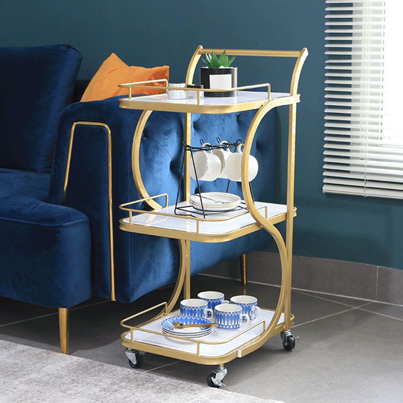 Table de préparation de préparation de métal de style moderne à usage domestique