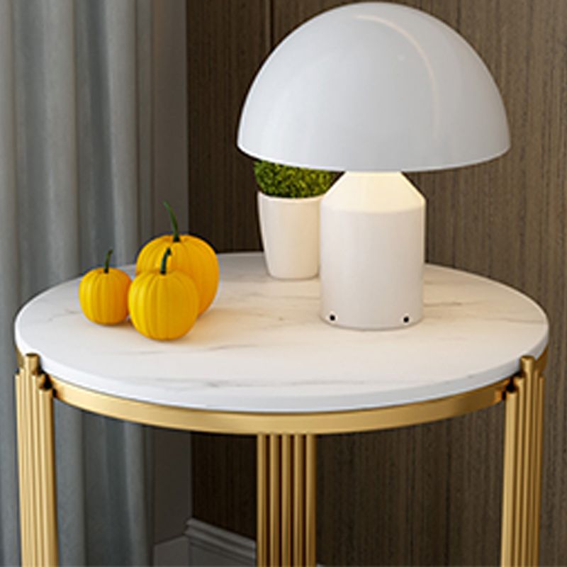 Table de coin à ardoise minimaliste 3 jambes Table de l'extrémité latérale avec stockage