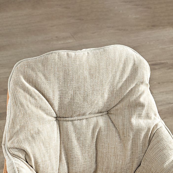 Estilo moderno sin silla de conferencia de brazo silla de escritorio marrón para la oficina