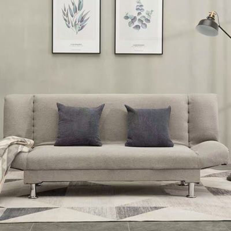 リネンコンテンポラリーアームレスコンバーチブルソファ折りたたみ式ソファー用のソファ