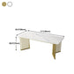 Glam 1/5 Pieces Dining Set Rectangle Stone Dining Table for Dining Room Clearhalo 'Dining Room Sets' 'Dining Tables & Seating' 'dining_room_set' 'furn' 'furn_dining_room_set' 'Furniture' 'furniture_dining_room_set' 'Kitchen & Dining Furniture' 1200x1200_47dd9c62-c77f-484a-ac96-ab8486fce51a