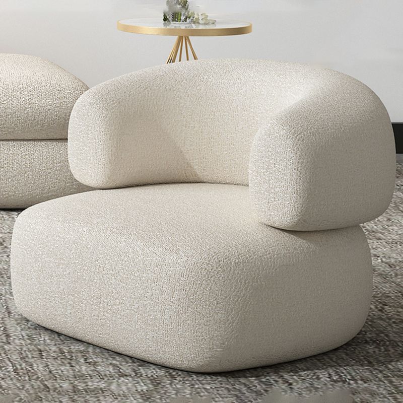 Scandinavian Tight Back Curved Sofa Wool Blend/Faux Leather White Couch Clearhalo 'furn' 'furn_sofas' 'Furniture' 'furniture_sofas' 'Living Room Furniture' 'Sofa' 'sofas' 1200x1200_47de0ca3-d462-4e59-8050-157b9284d6d8